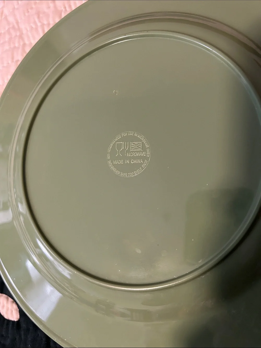 Green avocado 🥑 melamine plates Set Of 3